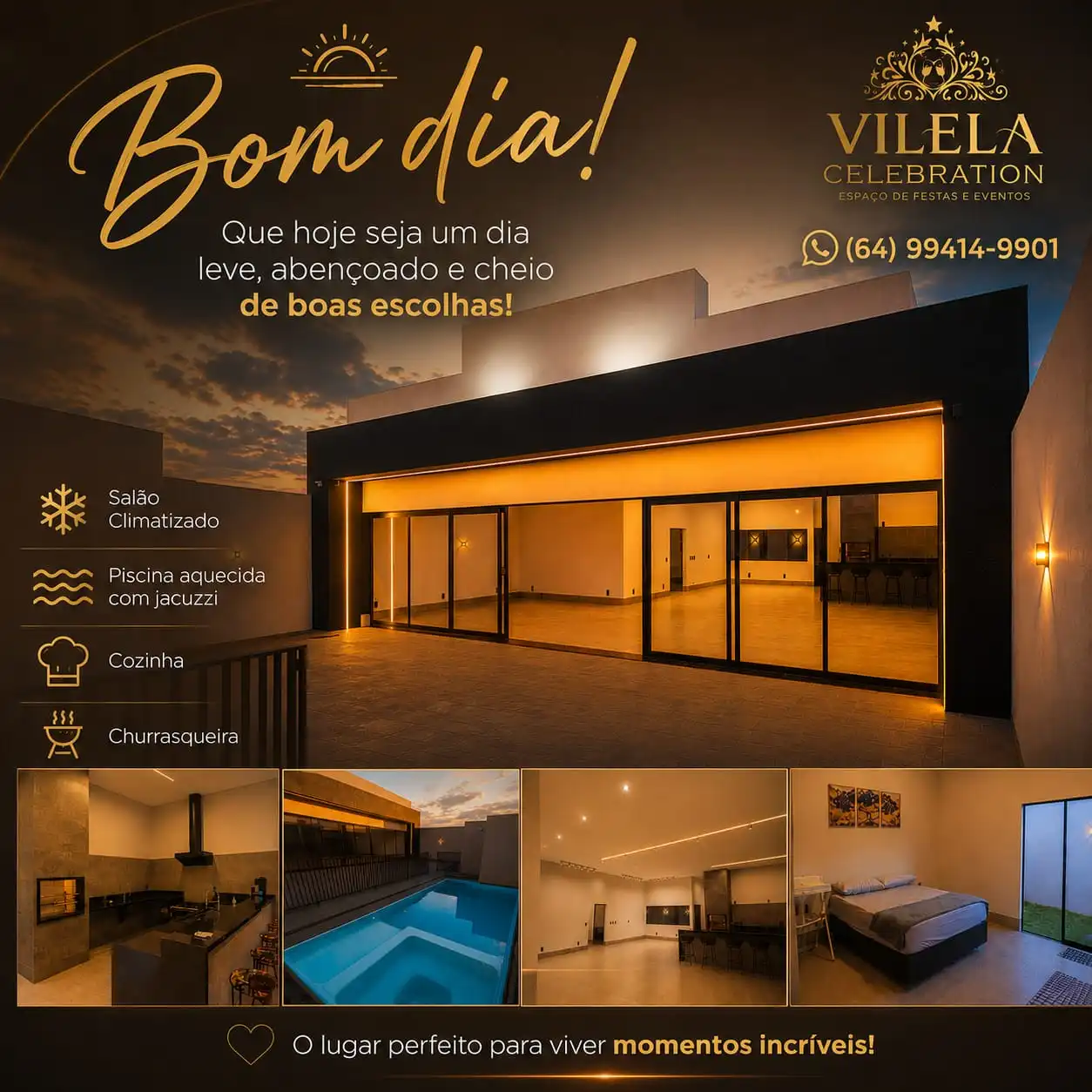 Apresentação Vilela Celebration Card 1